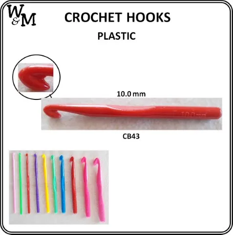 Crochet Hook 10mm Red