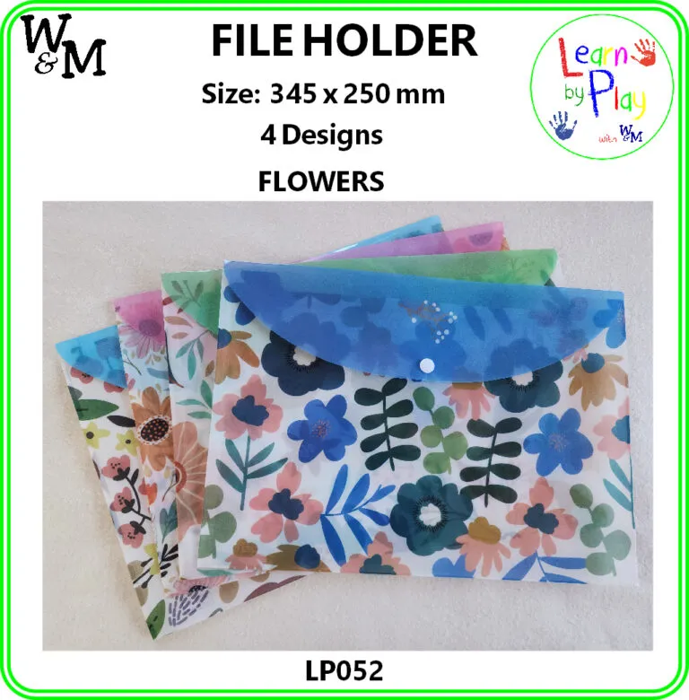 File Holder Clip Flowers