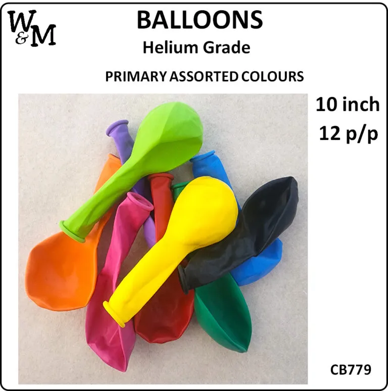 Balloons Assorted 12`s