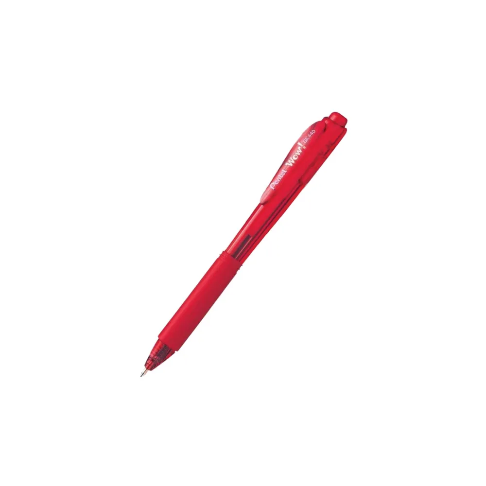 [072512198308] Pen Pentel BK440 Red Retrac Ball Point