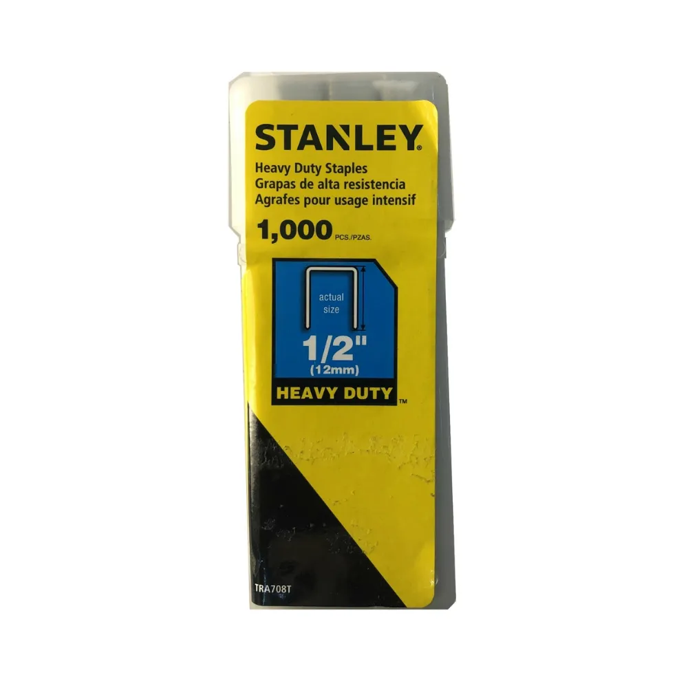 Staples Heavy Duty 1/2" 1000s - Stanley 