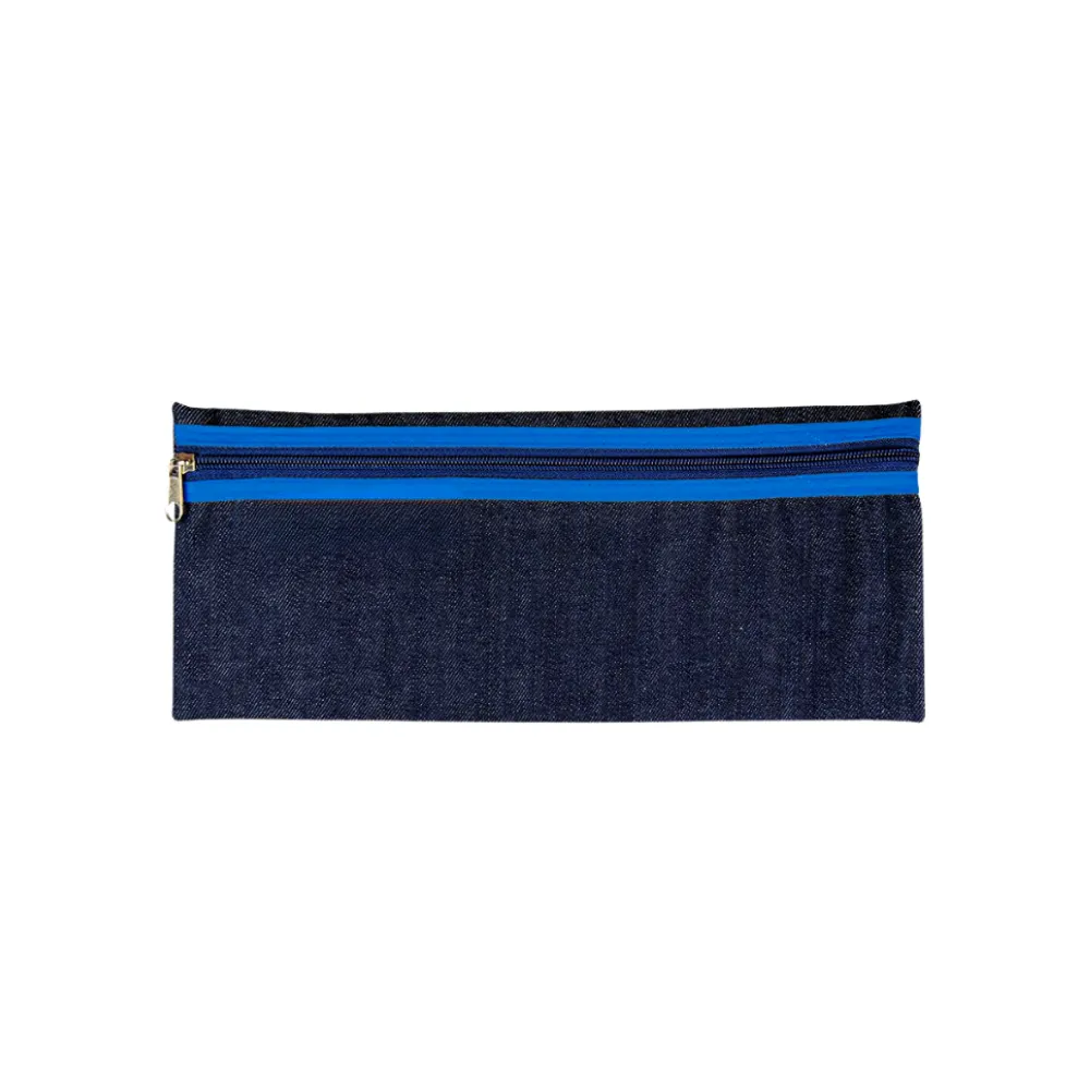 [10] Pencil Case Denim Econo 33cm - Interstat