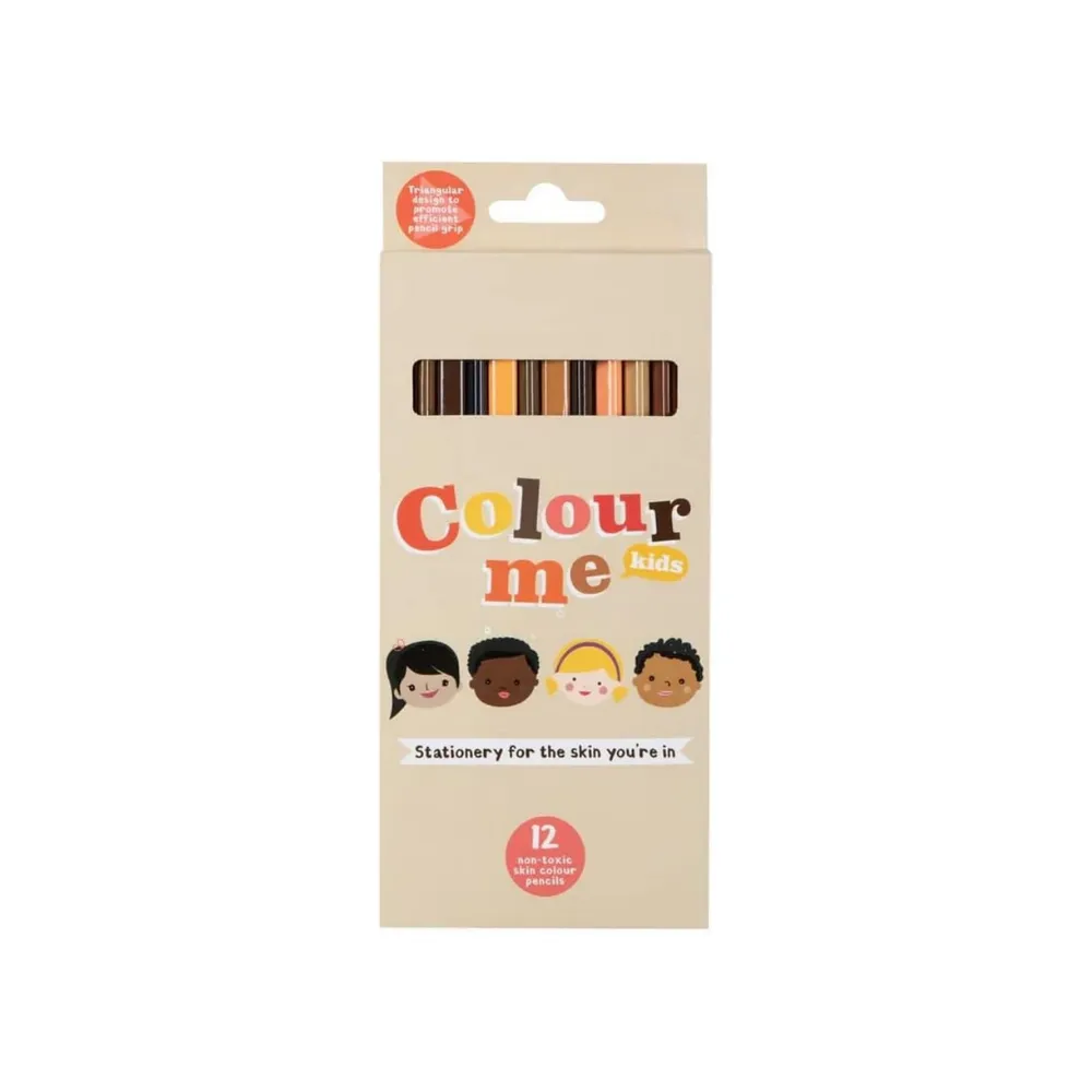 [1919160009] Pencil Colouring Colour me Skin tones 12`s - Interstat - Delete