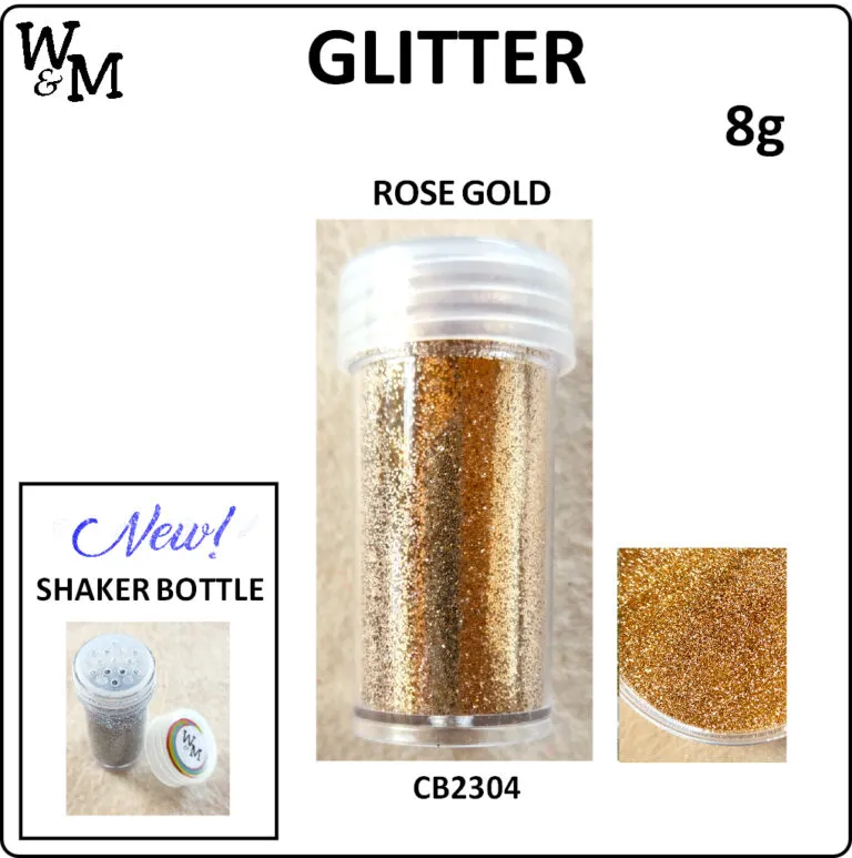 Glitter Rose Gold 8g
