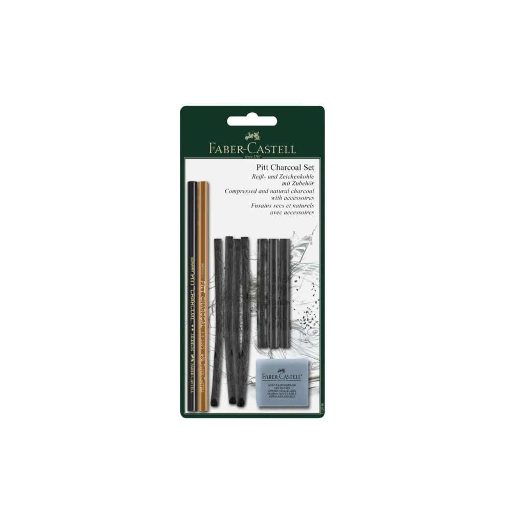 [4005401129967] Pitt Charcoal Set Faber-Castell