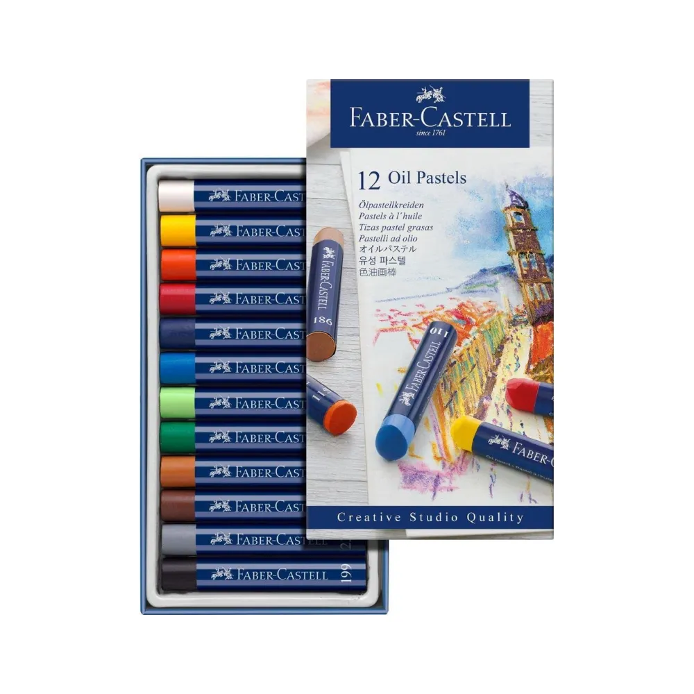 [4005401270126] Gofa Oil Pastell Set 12`s Faber-Castell