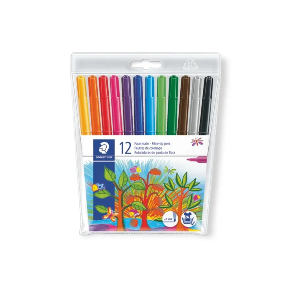 Pen Fibre 12`s Koki - Staedtler 