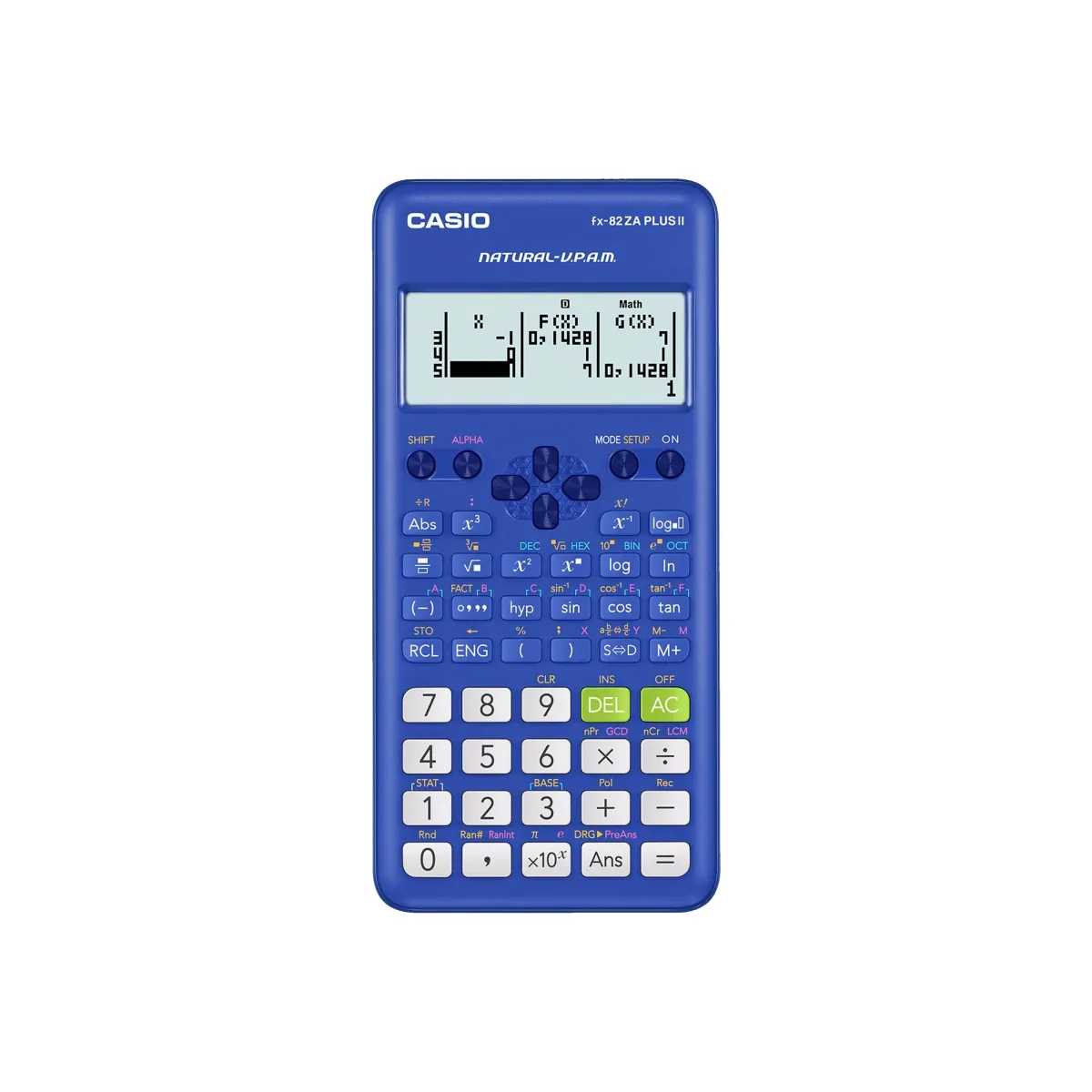 [4549526609831] Calculator Casio FX-82ZA Plus II Blue