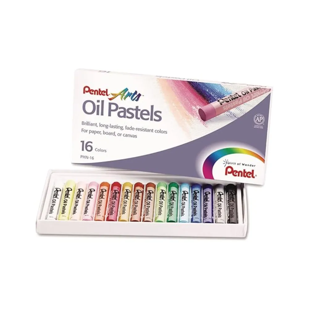 Oil Pastels Standard Asst 16`s - Pentel