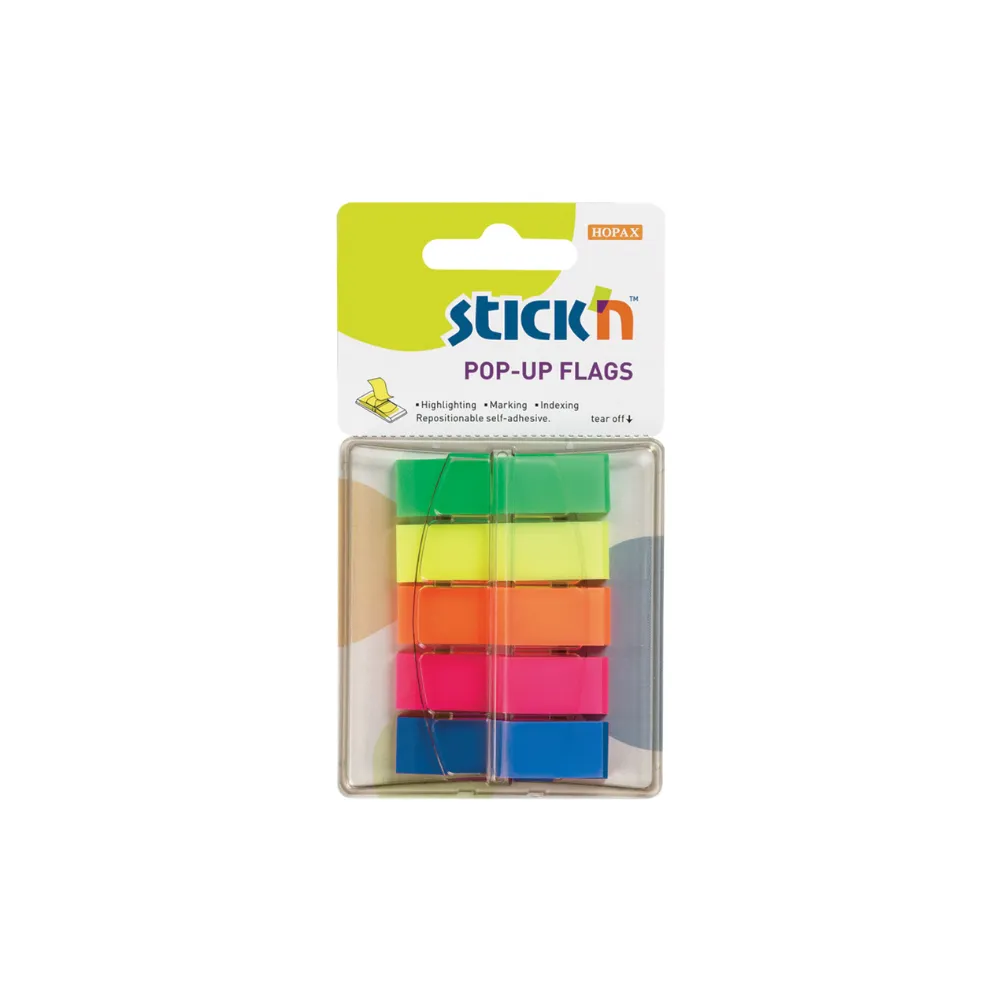 Stick`n Pop-Up Flags Asst 26029 45mmx12mm