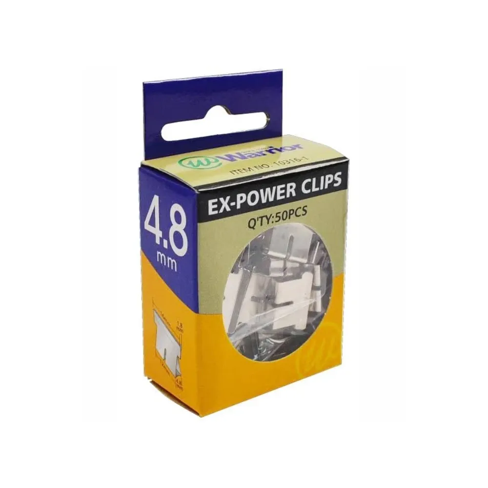 [4716443000113] Nail Clips 4.8 mm 50`s - Warrior 