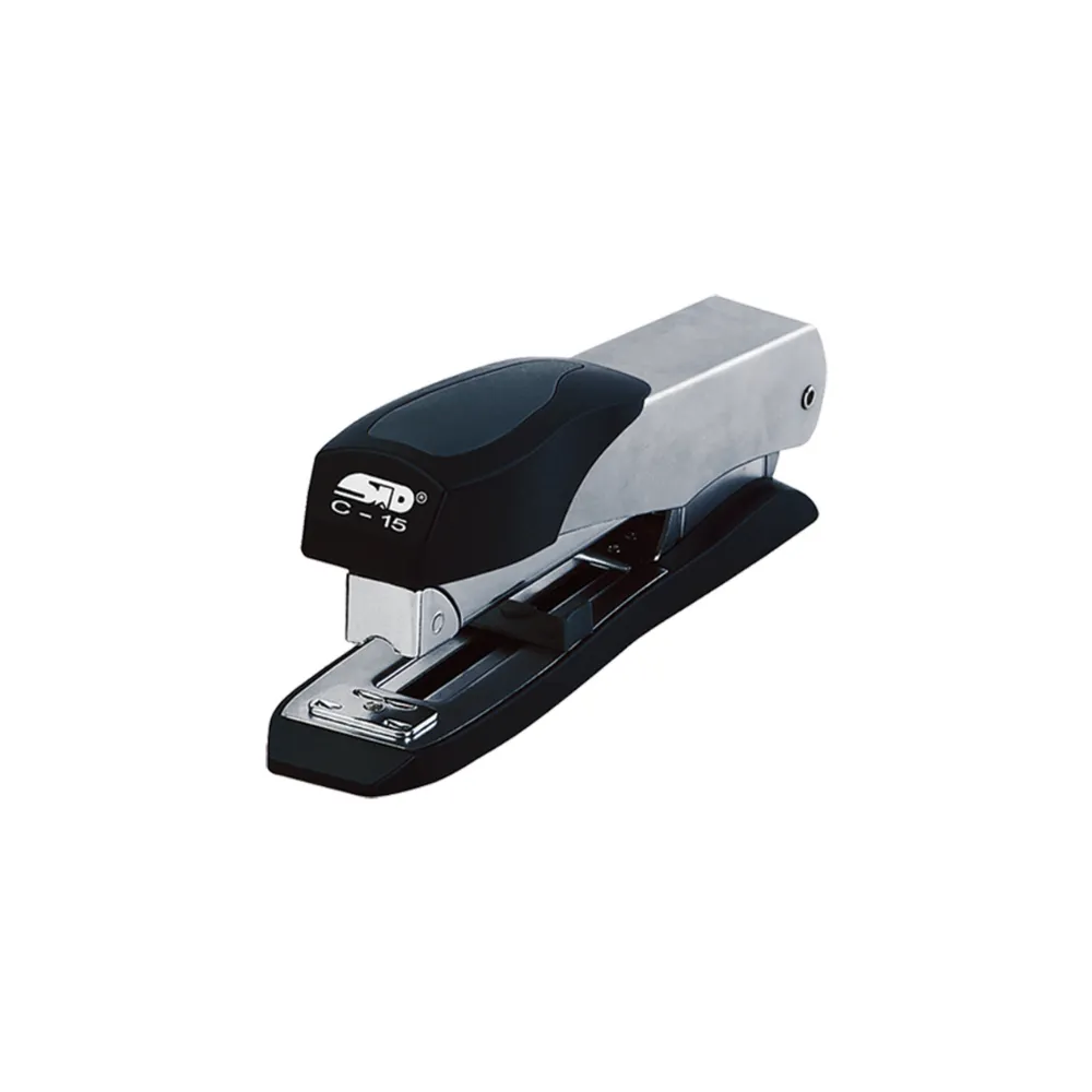 [4895114121583] Stapler C-15 Metal Silver F/Strip - STD 