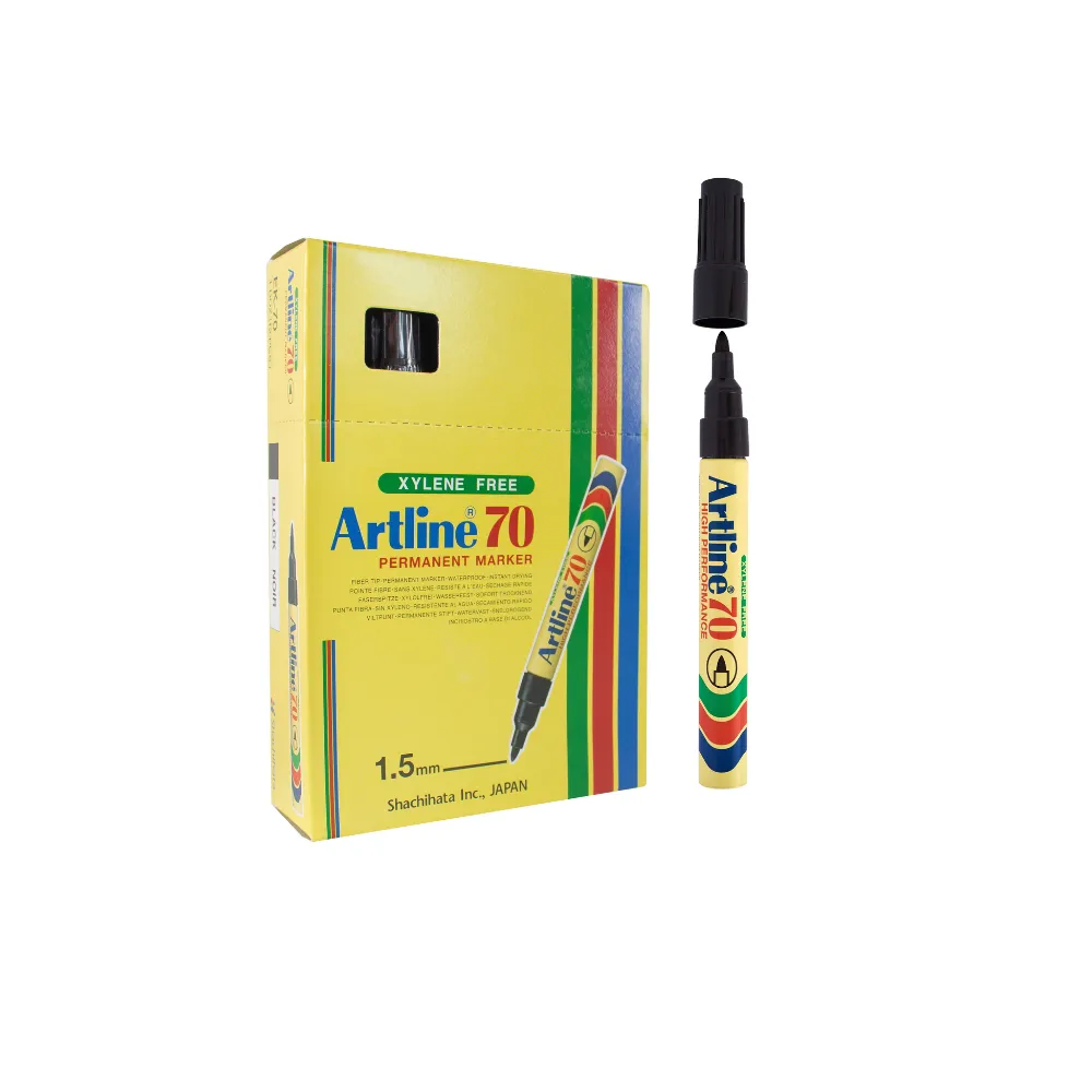 Marker Permanent 70 Black box 12`s - Artline
