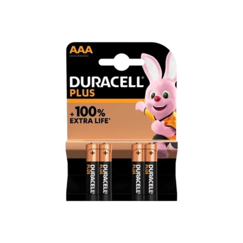 Battery Plus AAA 4`s - Duracell 