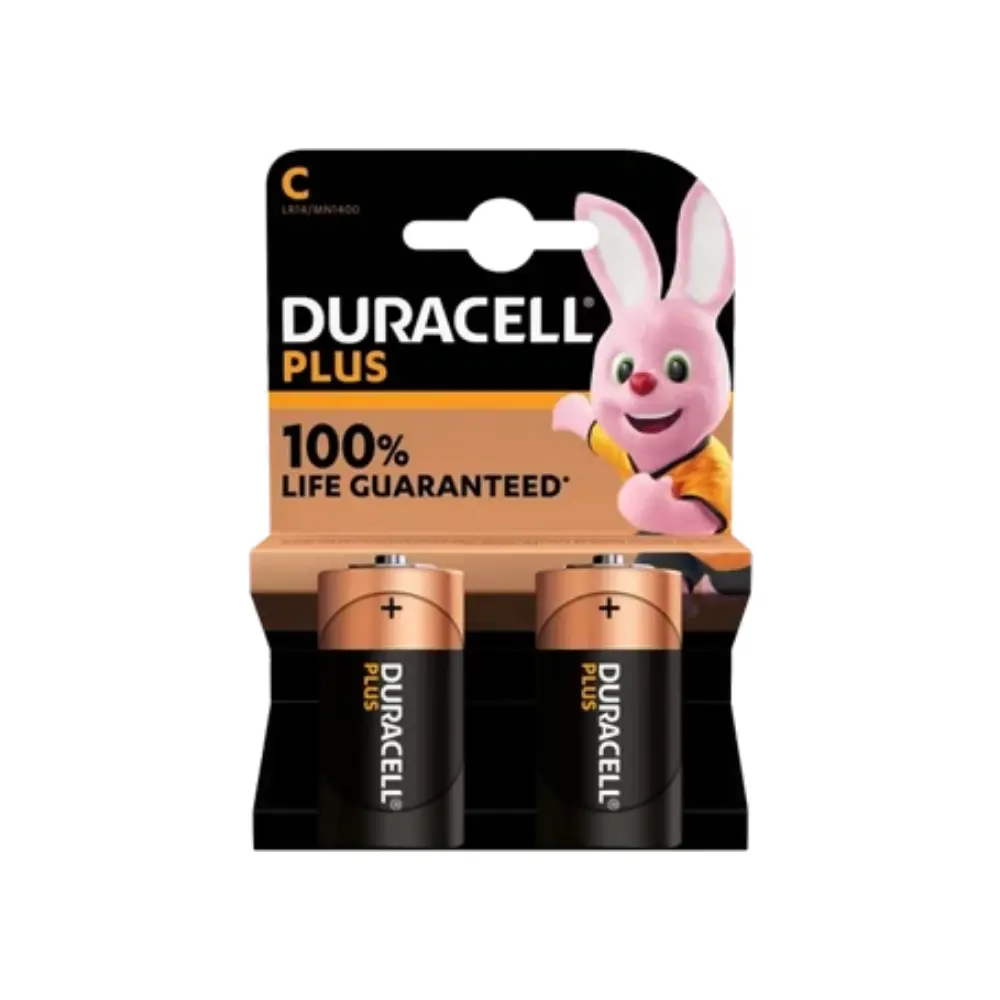 Battery C Plus 2`s - Duracell 