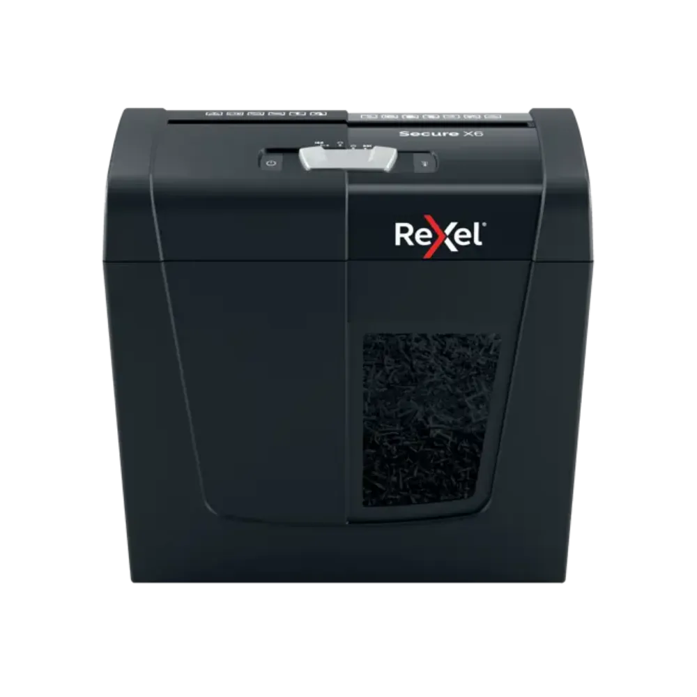 Rexel Secure X6 Cross Cut P4 Paper Shredder - Delete