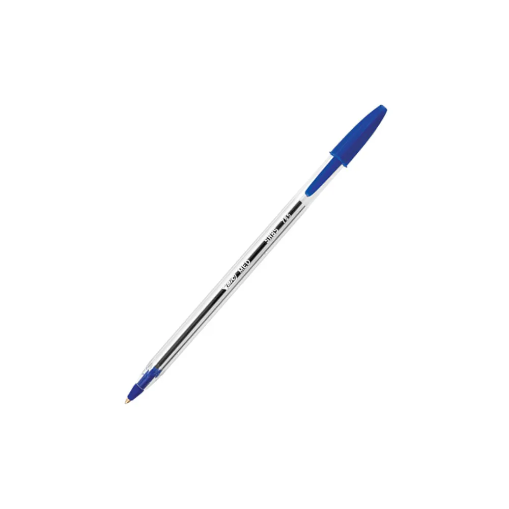 [530] Pen Bic Crystal Med Blue Single