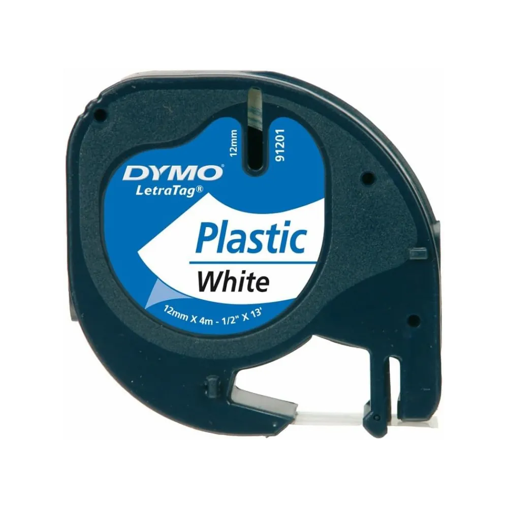 Dymo Tape 12x4 Black/White - DS0721660