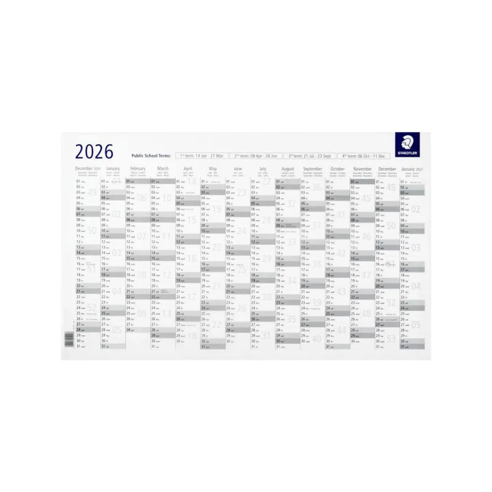 Year Planner 2026 Staedtler