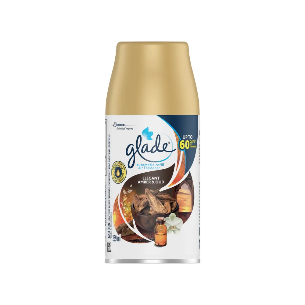 Glade A/Fresh 269ml Auto Elegant Amber & Oud