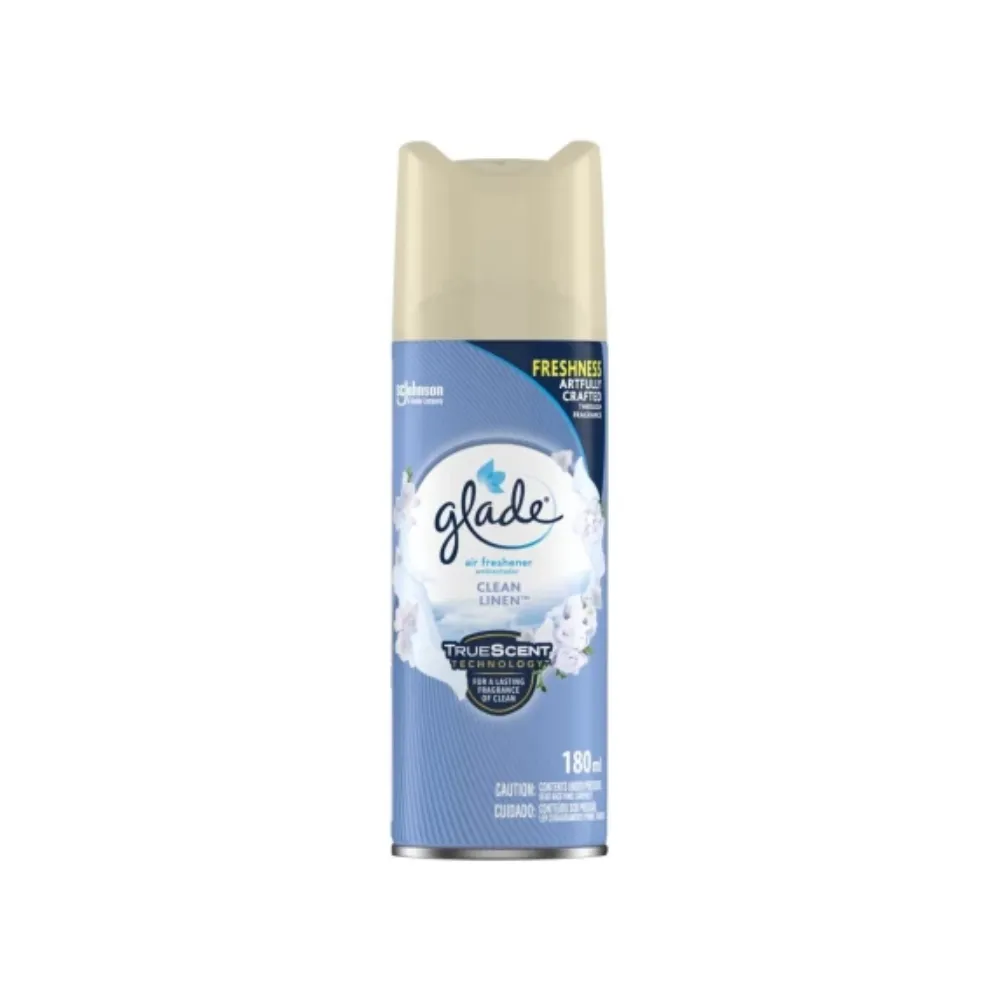 [6001298188597] Air Freshner 180ml Glade Secrets Clean Linen
