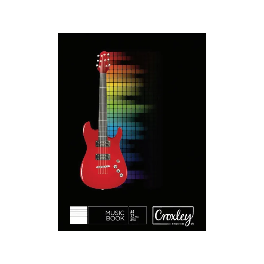 [6001396000845] Book A4 Music Croxley JD182 - Croxley