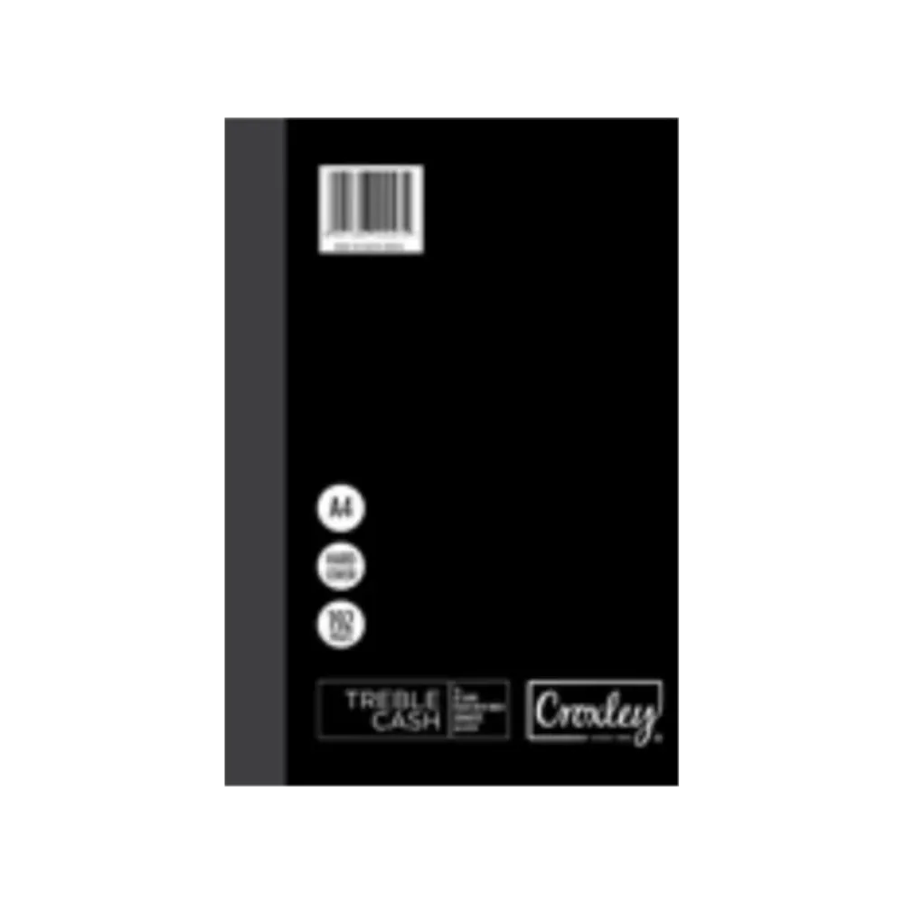 [6001396002450] Book A4 Treble Cash JD445TC - Croxley 