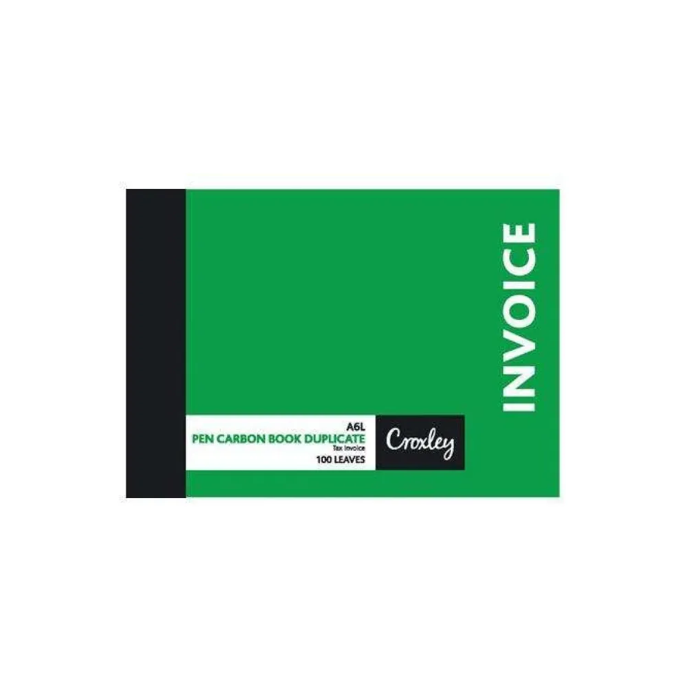 Book A6 L Invoice Duplicate JD16BO - Croxley 