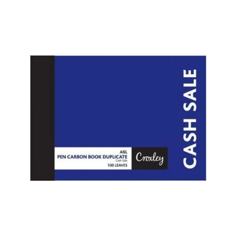 Book A6 L Cash Sale Duplicate JD16CS - Croxley 