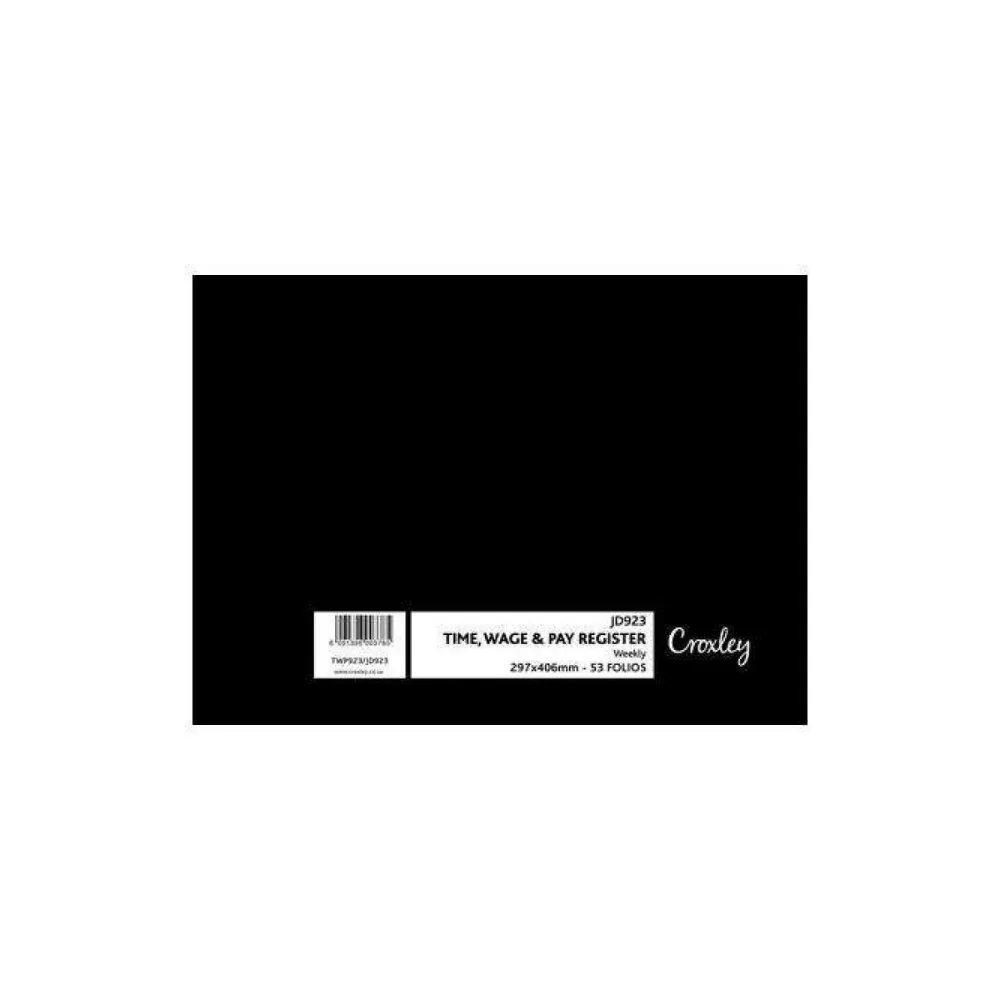 [6001396003785] Book Time Wage Register JD923 - Croxley 