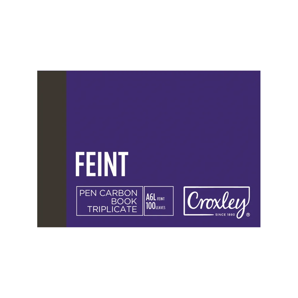 Book A6L Feint Triplicate JD16T - Croxley