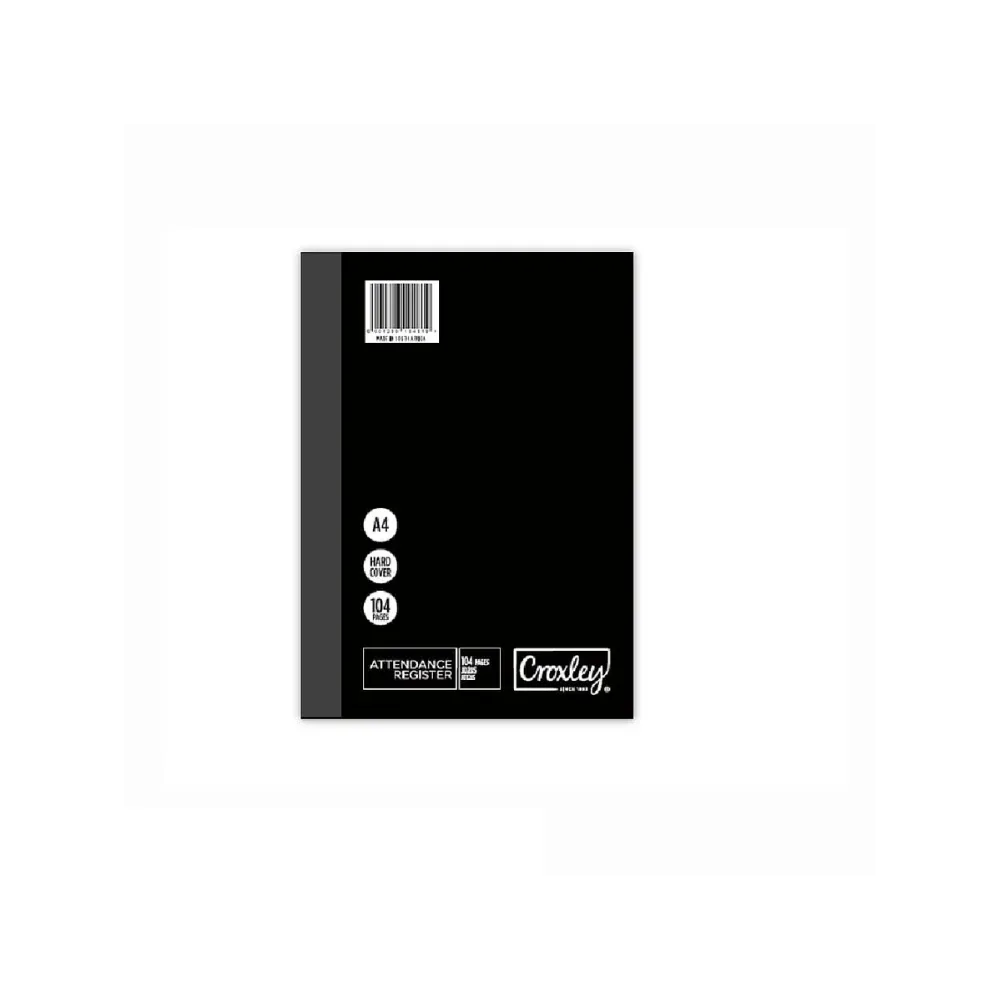 [6001396004812] Book A4 Attendance Register 104p JD285