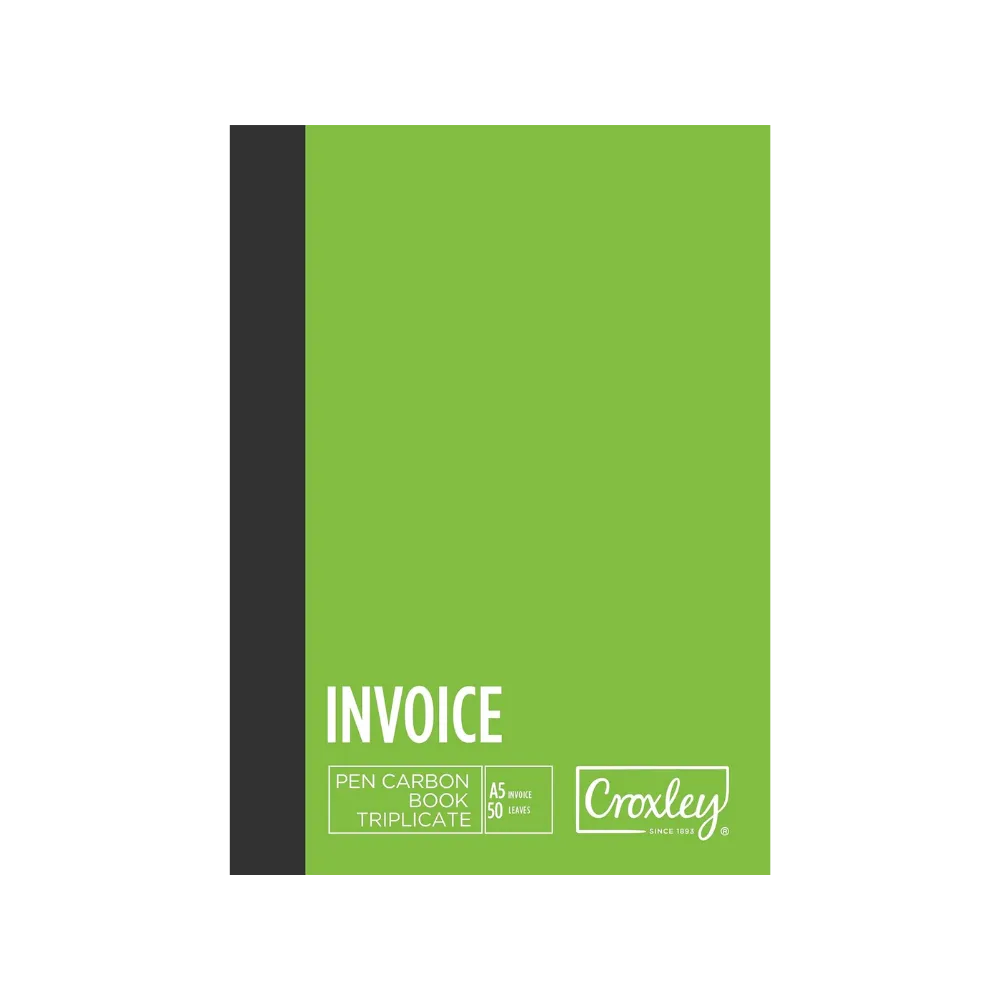 [6001396007752] Book A5 Invoice Triplicate JD66BO - Croxley 