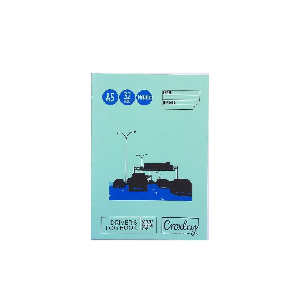 [6001396020942] Book A5 Drivers Log JD273 - Croxley 