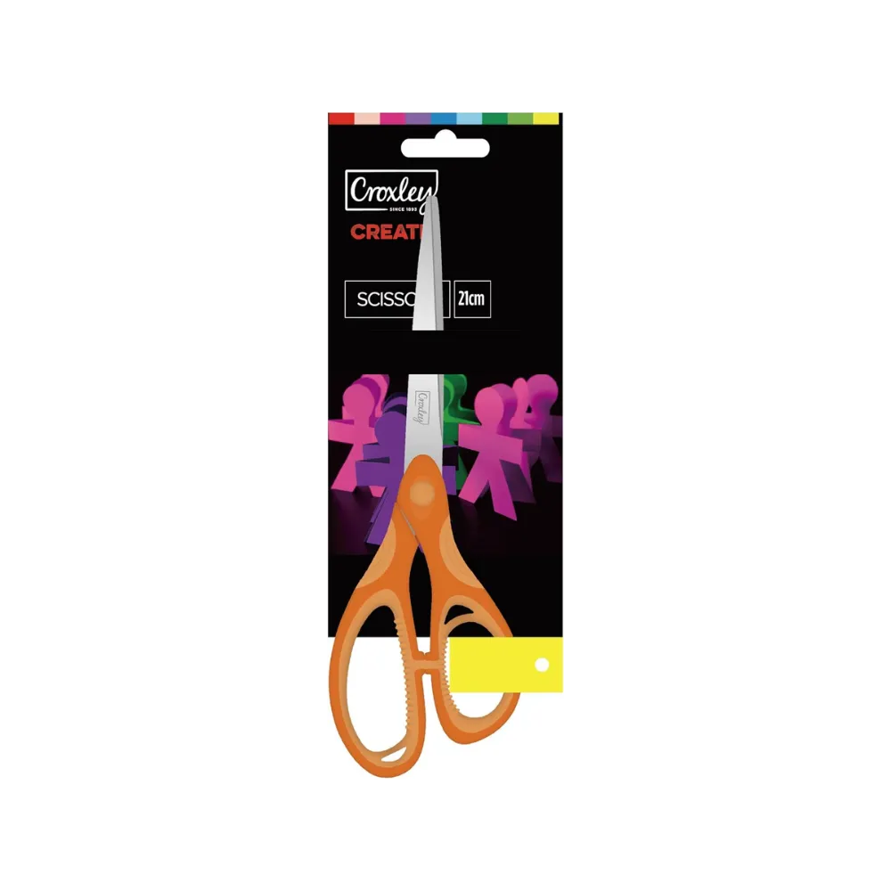 Scissors Create 21cm Orange - Croxley 