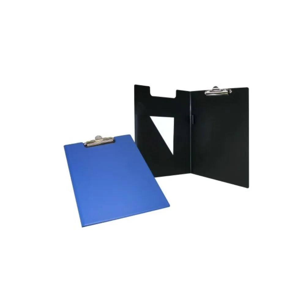 [6001830000813] Clipboard A4 Folding PVC Blue - Bantex 