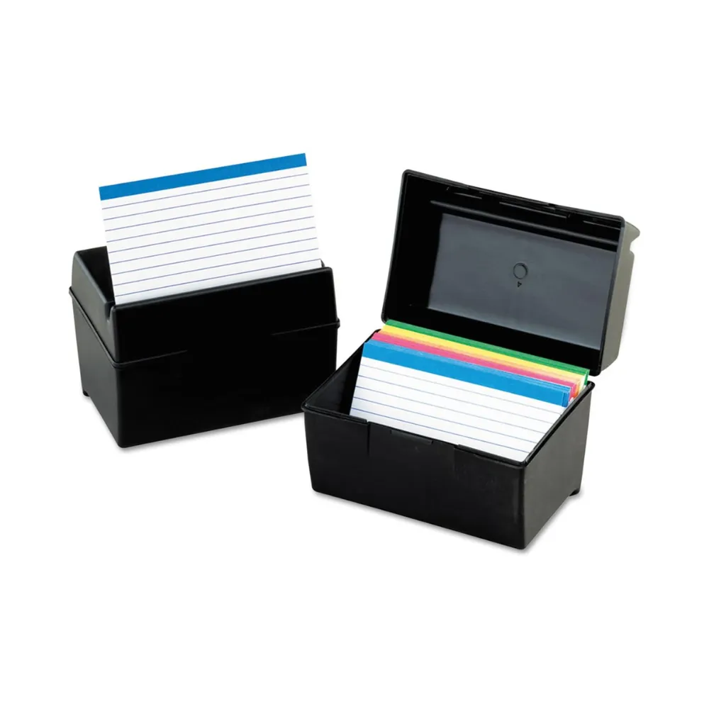 Card File Box A5 Black - Nexx