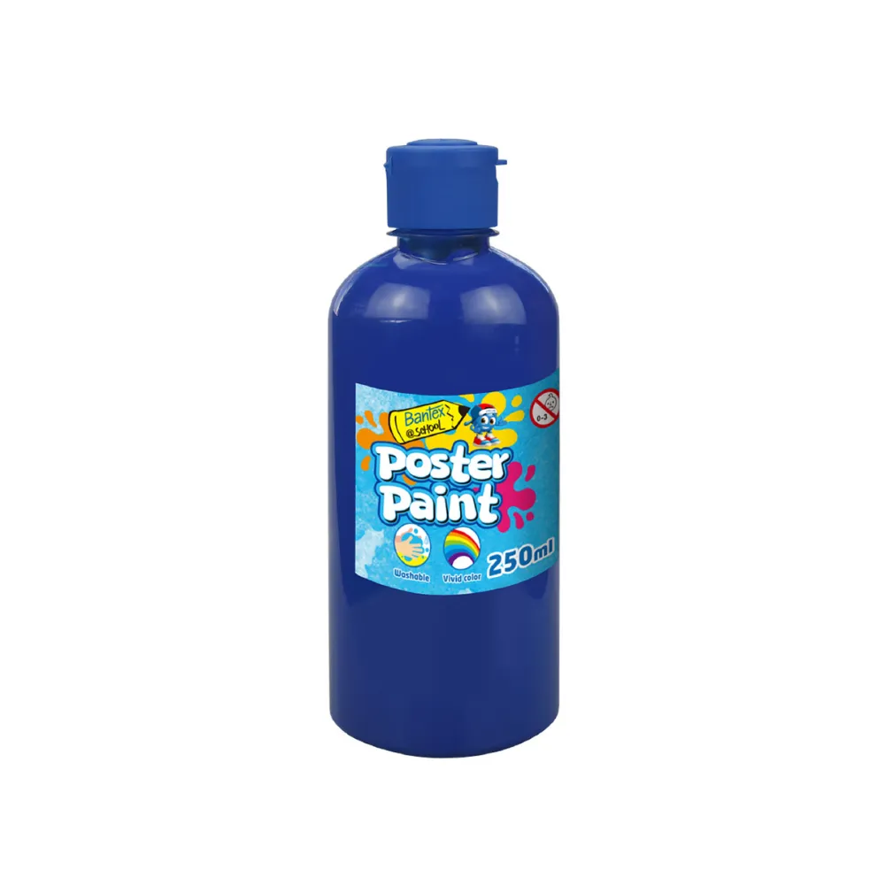 [6001830009229] Poster paint 250ml Blue - Bantex 