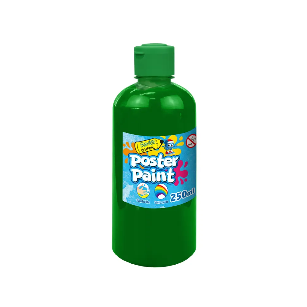 [6001830009236] Poster Paint 250ml Green - Bantex 