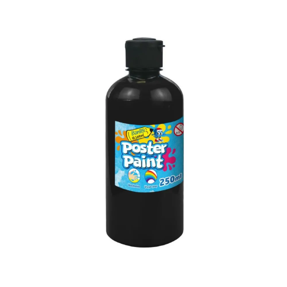 Poster Paint 250ml Black - Bantex 