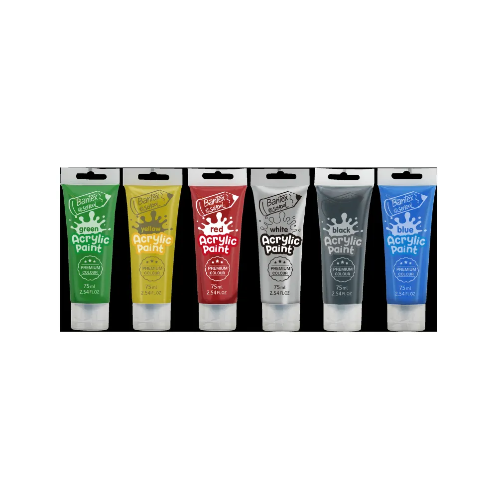Paint Acrylic 75ml 6`s - Bantex