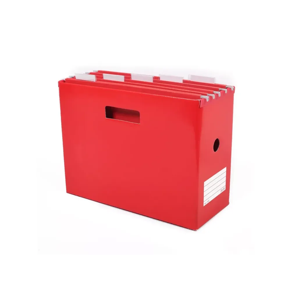 [6001830010454] Suspension File Box Portable Red - Bantex 