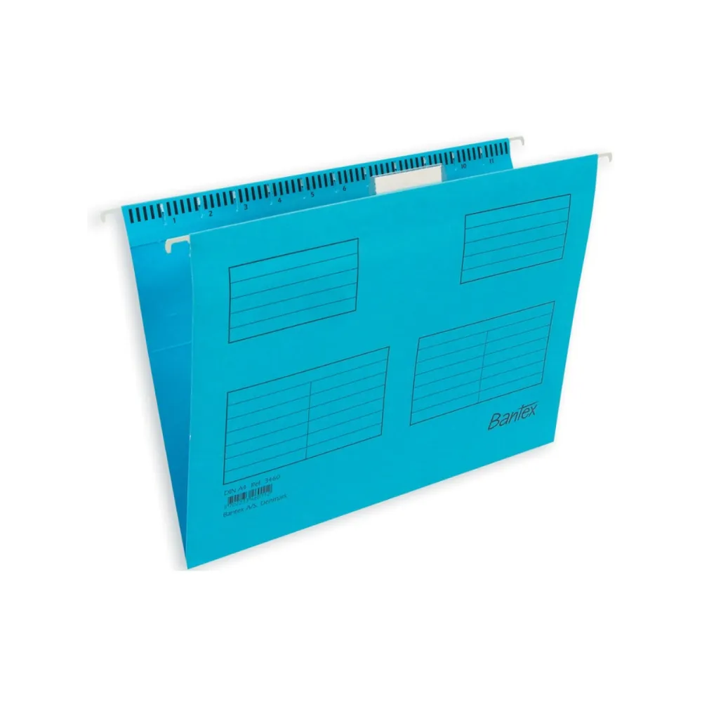 [6001830021559] Suspension File 25`s A4 Blue 3460 - Bantex 