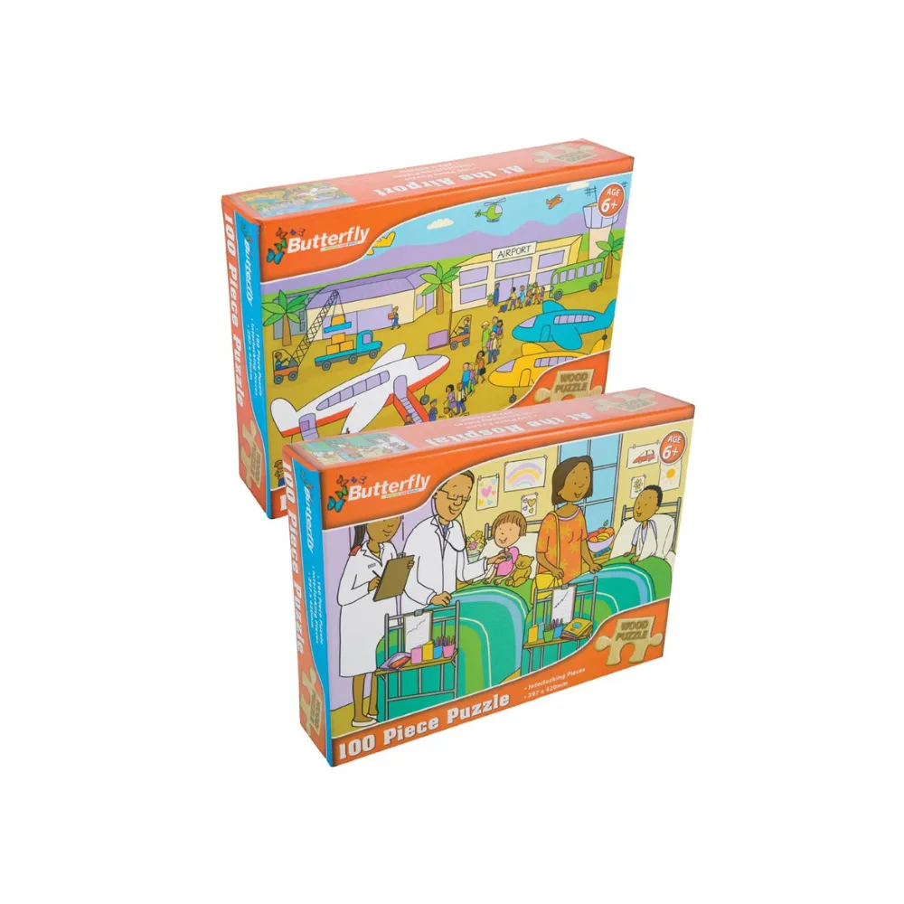 [6002242057211] Puzzle wooden 100`s - BSC