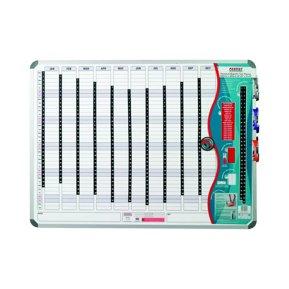 [6002305004398] Year Planner Magnetic 1200x900 - Parrot