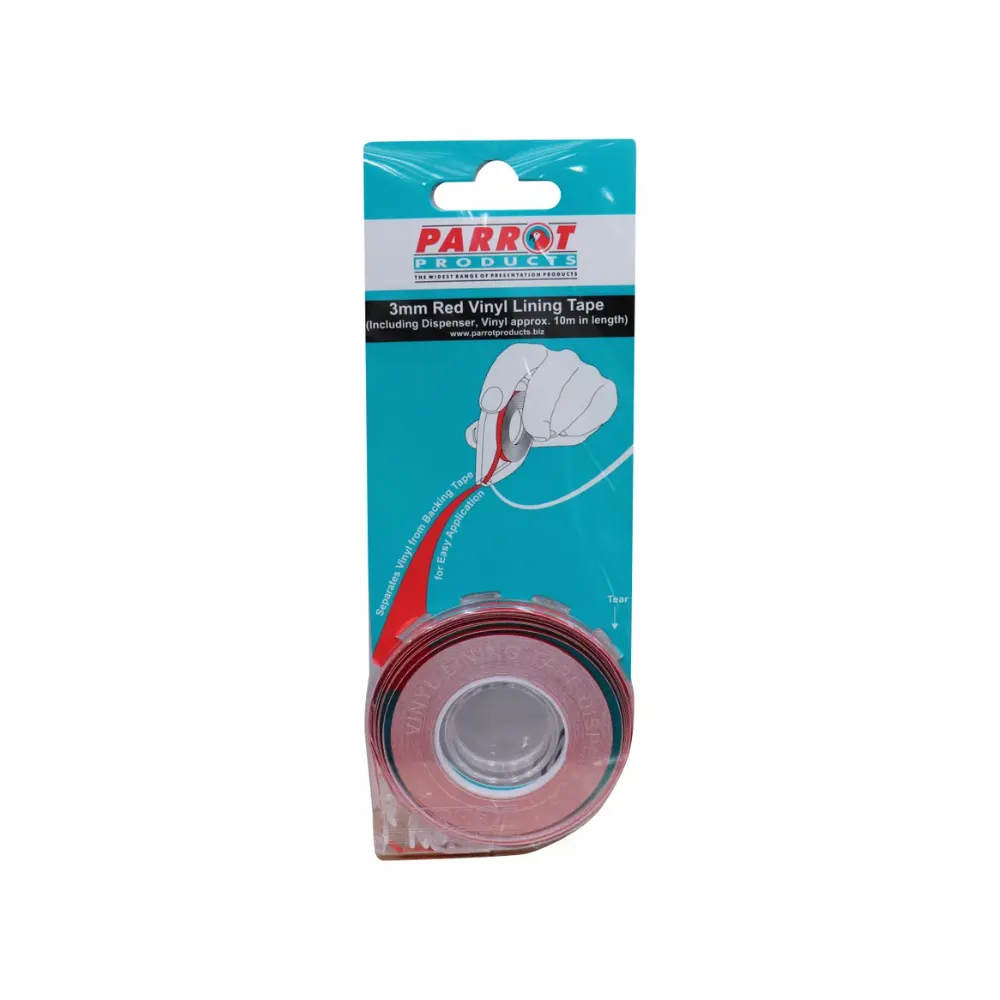 [6002305006842] Vinyl Lining Tape 10m 3mm Red - Parrot