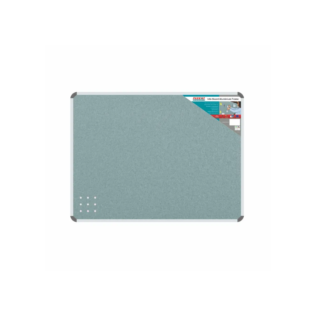 Info Board Aluminium Frame 1200x900mm Red - Parrot