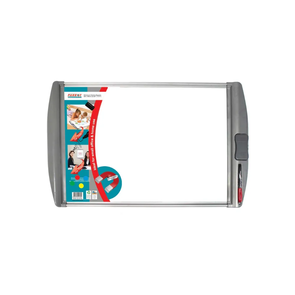 Magnetic Whiteboard Slimline 600x450 Retail - Parrot