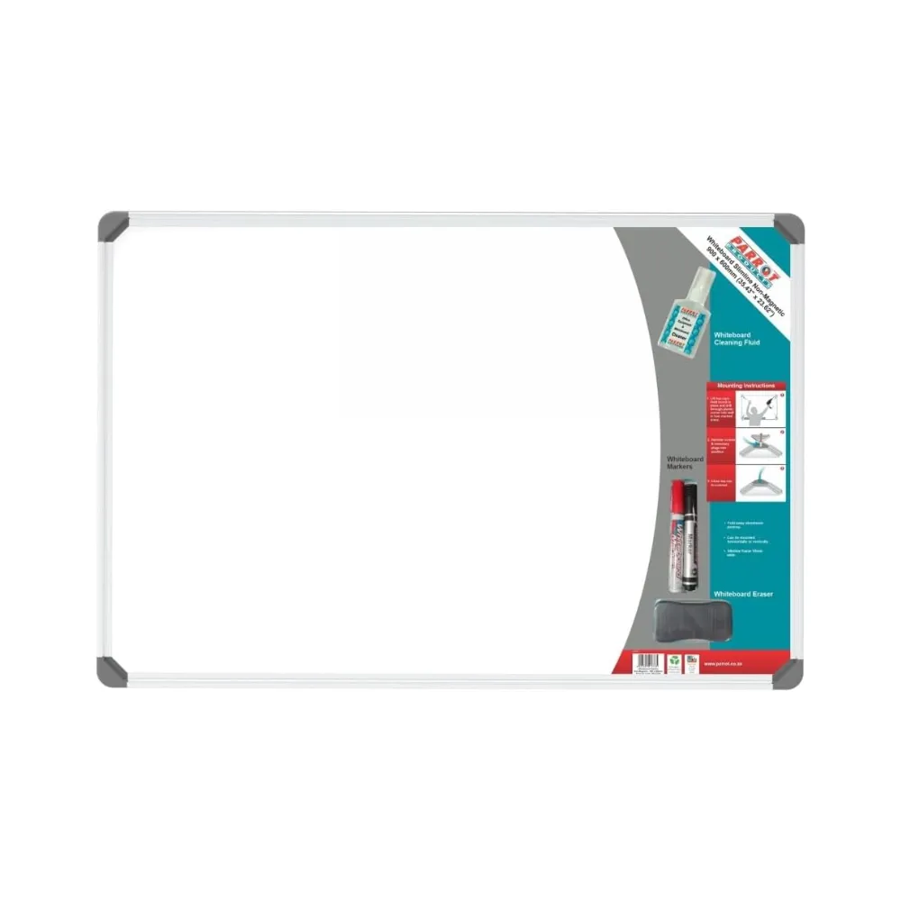 [6002305013765] Non Magnetic Whiteboard 900x600 retail - Parrot