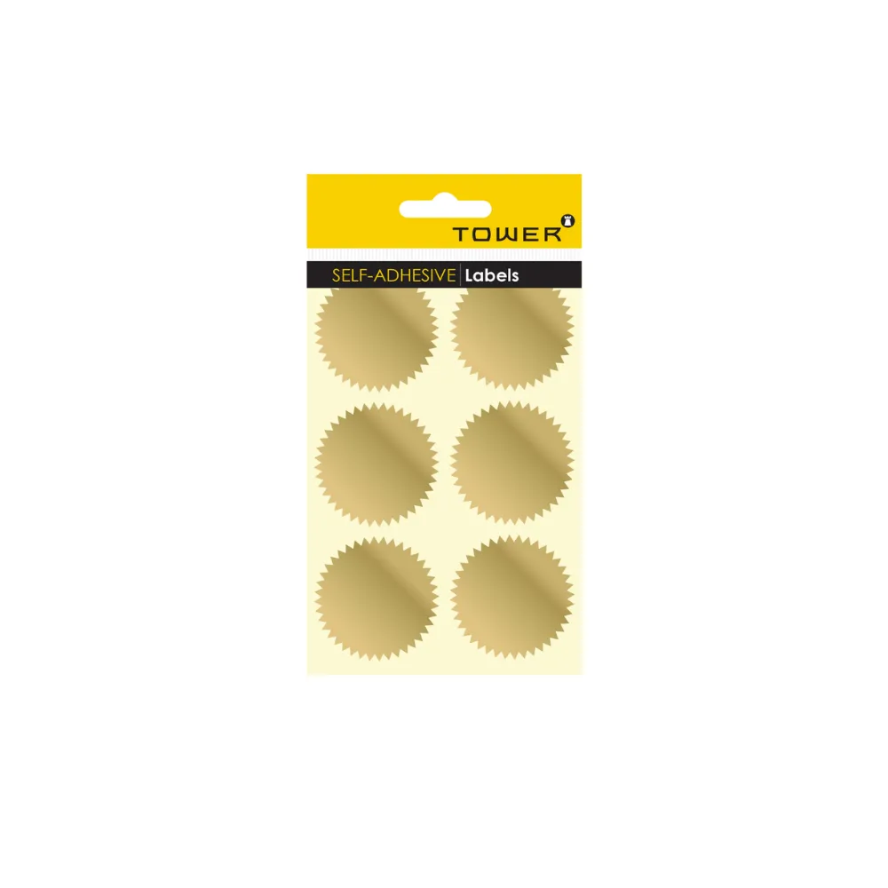 Label Notorial Seal Gold N50 - Tower